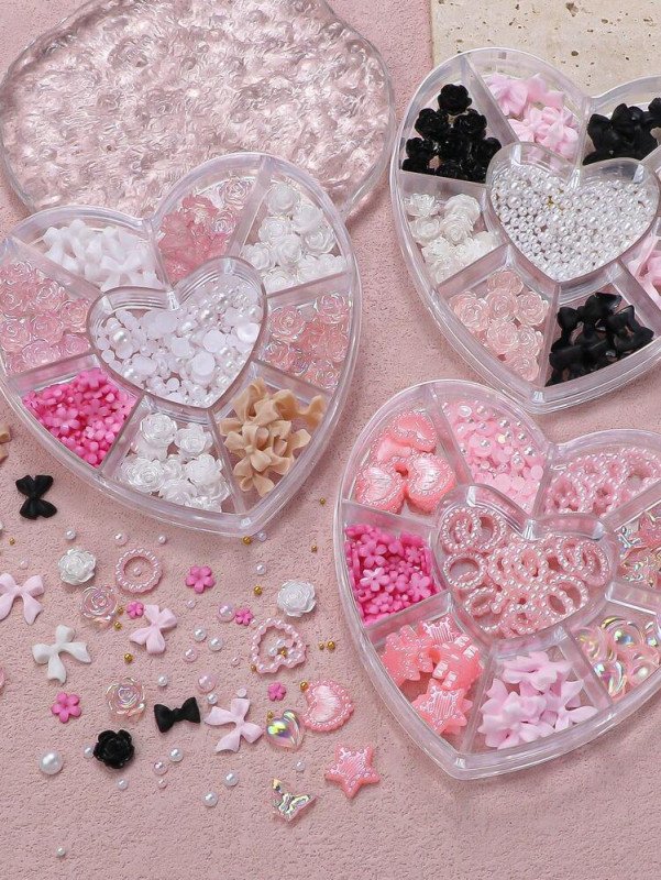 Applique Design Ongle Coeur NAMT-1169